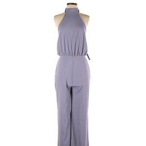 Lulu's Solid Purple Jumpsuit Evening Formal